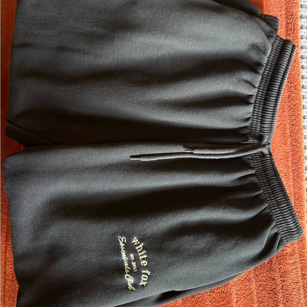 White Fox Black Essentials Joggers - Picture 4 of 6